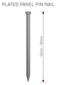 Plated Panel Pin Nail
